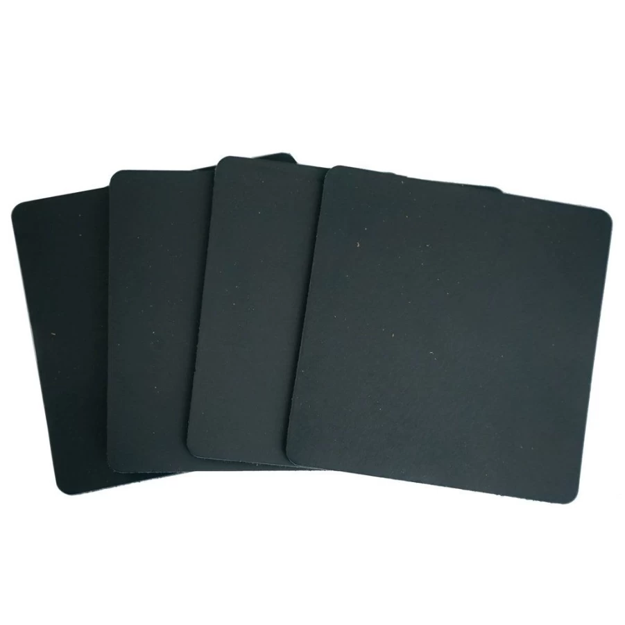 Barware | Leather Coasters S/4 SLATE