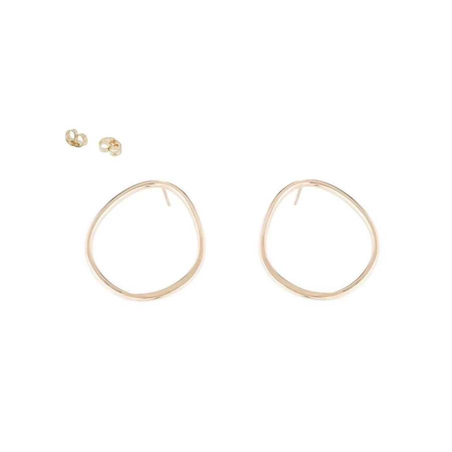 Earrings | Colleen Mauer Designs Pear Stud Gold Earrings SLATE