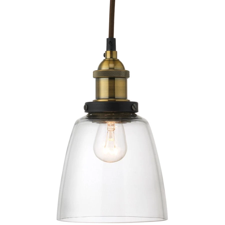 Lighting | Brass Industry Pendant SLATE