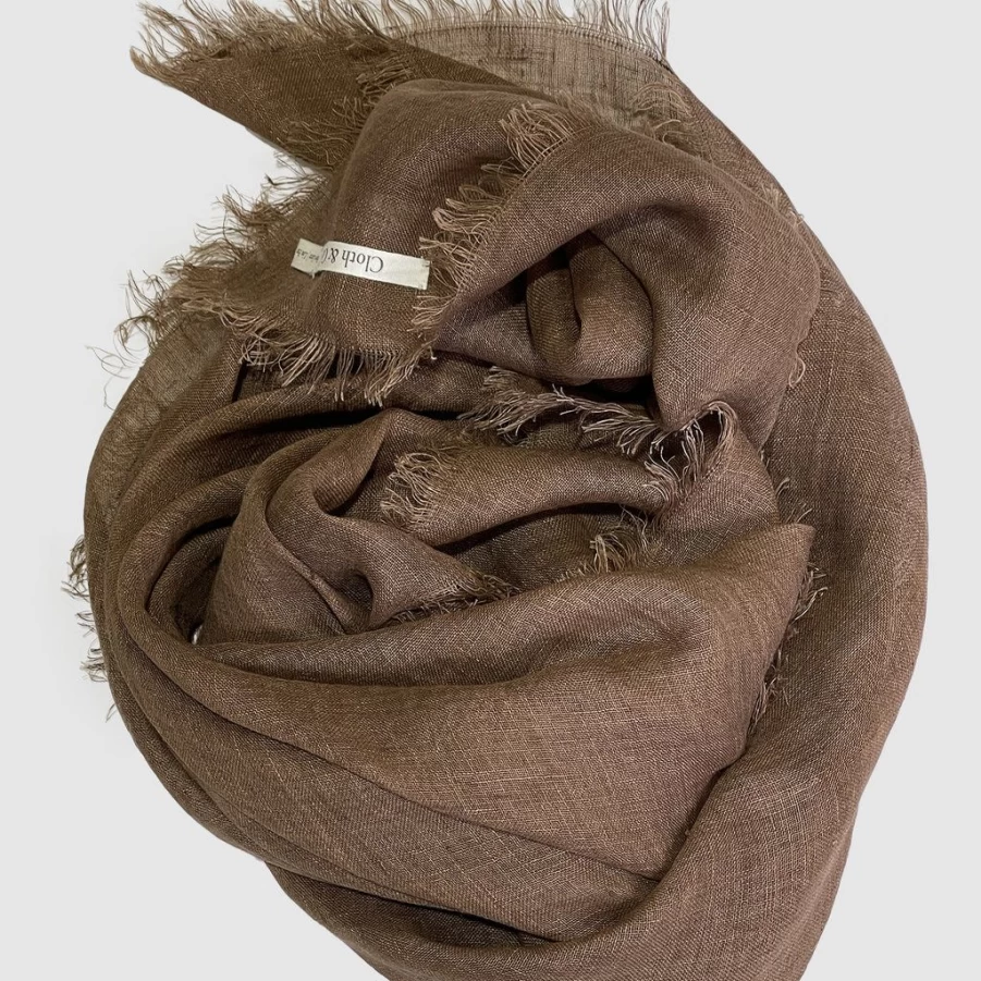 Scarves/Hats/Gloves | Ethical Source Linen Scarf SLATE